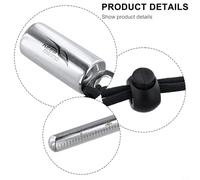 Stainless Steel Scuba Diving Bottle Knocker for Underwater Signaling & Buddy Communication - 316 Marine-Grade, 31.5 cm Rod with Lobster Claw(A)