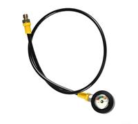 Stainless Steel Scuba Diving Pressure Gauge with Luminous Dial and M10*1 Thread, Waterproof Design for Accurate and Long lasting Tank Pressure Reading