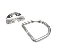 Stainless Steel Scuba Tank D Ring Mounting Base Scuba Diving Side Mount Tank Holder Bracket Easy Installation Side Mount Diving Hardware