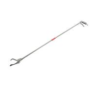 Stainless Steel Seafood Tongs, Extendable Long Handle Crab Crackers with Foldable Design for Lobster, EEL and Kitchen use, 75cm to 1.5m Multipurpose Tool (Bent clamp)