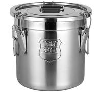 Stainless Steel Sealed Jar - Milk Jar with Lid, Cereal Container for Kitchen Storage, Airtight, Perfect for Organizing Your Pantry