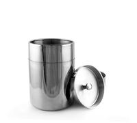 Stainless Steel Sealed Storage Jar, Stainless Steel Tea Canister Coffee Sugar Storage Tins Loose Leaf Tea Tin, Containers for Storage Tea, Coffee, Sugar, Loose Leaf(S)