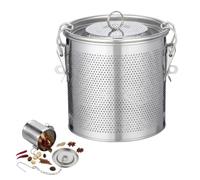 Stainless Steel Seasoning Basket with Long Chain Hooks for Soup