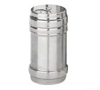 Stainless Steel Seasoning Spice Shaker Bottle Jar Set for Kitchen, BBQ, Cooking - Salt Pepper Condiment Storage Container Box with Adjustable Holes Lid, Easy Clean(S)