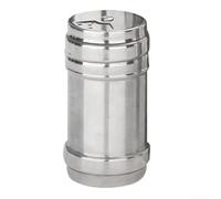 Stainless Steel Seasoning Spice Shaker Bottle Jar Set for Kitchen, BBQ, Cooking - Salt Pepper Condiment Storage Container Box with Adjustable Holes Lid, Easy Clean(M)