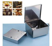 Stainless Steel Seaweed Container for Nori Sushi, Adjustable Temperature, Excellent Thermal Insulation, with Glowing Light Bulb and 4 Insulating Feet for Crispy Texture