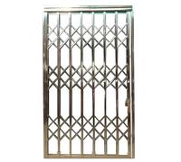Stainless Steel Security Door, Burglar Proof Lockable Folding Design, Ideal for Windows and Patios in Homes and Villas