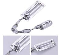 Stainless Steel Security Door Chain Lock Latch Sliding Fastener for Home | Allows you to open the door slightly to check visitors safely before fully opening it.