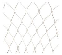 Stainless Steel Security Fence Mesh, Flexible Cable Mesh, Window Balcony Anti-Theft Net, Stretchable Balustrade Garden Farm Decor Fence Protection Boundary (Color : 2mm, Size : 1X3M)