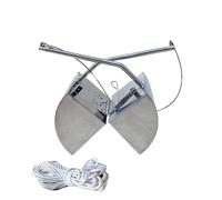Stainless Steel Sediment Collector with Gloves and Rope for River, Lake, and Reservoir Sampling