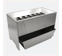 Stainless Steel Seeds Sample Divider with 12 Grids, Grain Divide Sampler for Soybeans and Corn, Maximum Weight 300-2000g