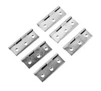 Stainless Steel Self Closing Reversible Door Hinge 10pcs Stainless Steel Hinges Connector Mini Hinge Door Fitting Furniture Drawer Bookcase Cabinet Hardware Accessories