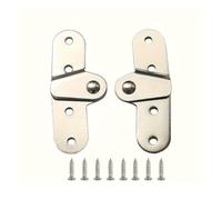 Stainless Steel Self Closing Reversible Door Hinge 2pcs Folding Rotatable Support Metal Hinge Invisible Heavy Duty Furniture Hardware