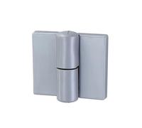 Stainless Steel Self Closing Reversible Door Hinge 2PCS Public House WC Gent's Room Inn Restaurant Bathroom Hardware Fitting Plastic Door Rising Butt Hinge(Gray,Left Hinge)