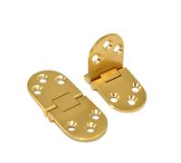 Stainless Steel Self Closing Reversible Door Hinge 2pcs Round Edge Folding Flip Concealed Hinge(80x30x2mm)