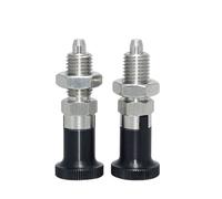 Stainless Steel Self-Locking Knob Plunger - 3pc, Durable Positioning and Locking Indexing Pins for Industrial Equipment(MT310ZPxM12L)