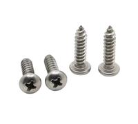 stainless steel self tapping screws, 20pcs M3 .5 304 Stainless Steel Cross Pan Round Head Self Tapping Furniture Wood Screw(40mm,M3 20pcs)