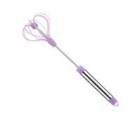 Stainless Steel Semi-Automatic Rotary Egg Whisk Manual Push Mixer for Egg