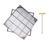 Stainless Steel Septic Manhole Cover Invisible Embedded Design for Secure & Aesthetic Access in Gardens and Residential Sewage Systems