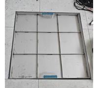 Stainless Steel Septic Tank Covers with Retractable Handles, Durable Manhole Covers for Residential and Commercial Use, Secure Inspection Chamber Lids