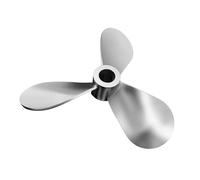 Stainless Steel Serrated Agitator， 304 Stainless Steel Three-Blade Stirring Blade OD60-200mm(OD60mm-hole10mm)