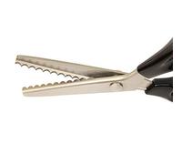 Stainless Steel Serrated Scalloped Edge 9" Pinking Shears - Fabric Decorate Sewing Scissors w/Comfort Grip Handle