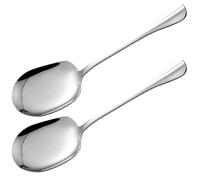 Stainless Steel Serving Spoon 2pcs Long Handle Buffet Spoon Large Soup Spoon Cooking Spoon for Kitchen Restaurant