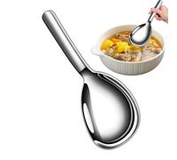 Stainless Steel Serving Spoon - Utensil with | The stainless steel construction and slotted design allow you to serve buffets and dinners