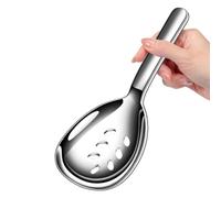 Stainless Steel Serving Spoon - Utensil with | The stainless steel construction and slotted design allow you to serve buffets and dinners