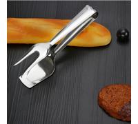 Stainless Steel Serving Tongs 8" Heat Resistant | Rustproof stainless steel construction with seamless polished design and automatic reset mechanism