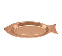 Stainless Steel Serving Tray for Food, Fish Shaped Metal Tray with One Piece Molding Process, Party Birthday Celebration Banquet Decoration Tableware