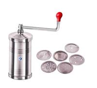 Stainless Steel Sev Maker and Sancha, Manual Pasta Maker, Silver Color