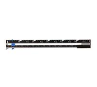 Stainless Steel Sewing Gauge Ruler with Sliding Marker, Adjustable Seam Measuring Tool for Quilting Craft Fabric, Precision mm/Inch Scale