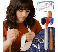 Stainless Steel Sewing Needles Set, 2025 New Sewing Tool Set, Stainless Steel Sewing Needles, with Storage Bag, for Beginners & Daily Use, Ideal for Sewing, Embroidery & Repairs