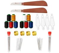 Stainless Steel Sewing Needles Set, 72-Piece Large Eye Needles and Threader Kit, Steel Sewing Needles for Easy Threading, Durable Stainless Steel Needles for Hand Sewing and Crafts