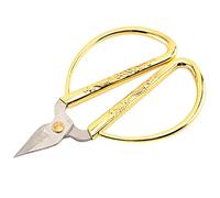 Stainless Steel Sewing Scissors Beautiful Chinese Dragon Phoenix Handle Crafting Scrapbooking Tools Gold Color (5#4.8 inch (Card Blister Packaging))