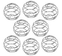 Stainless Steel Shaker Ball, 8Pcs Shaker Balls Replacement, Shaker Balls, Steel Circular Spring Balls, Mixed Globulin Blender for Drinking Bottle Shaker Bottles and Kitchen Use