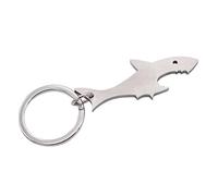 Stainless Steel Shark Design Bottle Opener Keyring