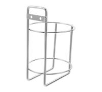 Stainless Steel Sharps Container Hook Wall Mount Bracket 3.4 I. D | Brushed Silver Finish, Universal Fit for Clinic and Stations, Sturdy Wire Hanger, Easy Install