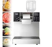 Stainless Steel Shaved Ice Machine, Commercial Countertop Snow Cone Maker, Air Cooling System for Dessert Shops, Restaurants, Food Trucks