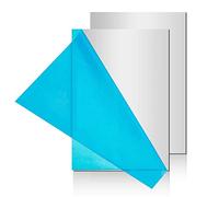 Stainless Steel Sheet 2pcs A3 Metal Plate, 42 x 29.7cm x 0.5mm Flat Plate Metal Sheet, 304 Stainless Steel Sheet for Repair, Crafting, Mechanical Cutting, Precision Machining, Mould Making