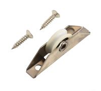 Stainless Steel Shell Sliding Door Pulley with Carbon Steel Bearing for & Cabinet Doors - 2-Pack, Smooth Rolling Heavy-Duty Roller Wheel(B)