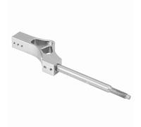 Stainless Steel Shift Lever Extension Fit for, Exquisite Anodized Finish Manual Shift Lever for Quick and Comfortable Shifting (Silver)