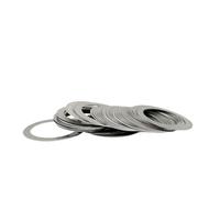 Stainless Steel Shim M3 M4 M5 M6 M7 M8 Axle Bearing Spacer, thickness 0.2mm Gaskfender washers assortment, Thin for hoses 50PCS(8x13x0.2)