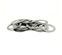 Stainless Steel Shim Width 0.1mm Ultrathin Adjusting Plain Flat Washer, M3 Axle Bearing Spacer Gasket, d c 5 6 7mm Thin Washers For Hoses 50pcs(3x6x0.1)