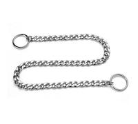 Stainless Steel Ship Chain Collar For Dog Adjustable Pet Accessories Flat Dog Pinch Collar For French Bulldog Pitbull Pet Collar