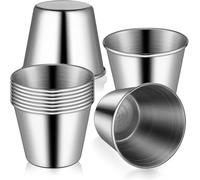 Stainless Steel Shot Glasses, 1.5 Ounce Metal Shot Glasses Shot Cups