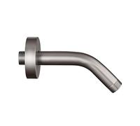 Stainless Steel Shower Arm With Flange and Tape - 6 Inch Brushed Nickel Wall-Mounted Extension for Fixed Shower Head