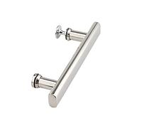 Stainless Steel Shower Door Handle Replacement Parts Push and Pull Glass Door Grab Bar Bathroom Door Knobs