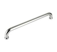 Stainless Steel Shower Glass Door Handle, Single Sided Bathroom Push Pull Door Knobs Grab Bar Rail Replacement Parts(300mm)